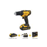 İBTAŞ Sgs5248 - 20 Volt 1.5 Amper Akülü Şarjlı Darbeli Matkap Vidalama Seti Çift Akülü