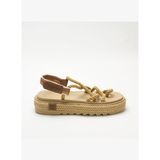 IBZ.0012.M.P Bohonomad Ibiza Mid Platform Kadın Halat Sandalet Bej