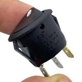 Ic-132A Yuvarlak Nokta Işık Anahtar On-Off 3P 12V Beyaz