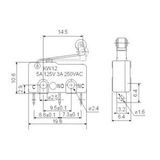 IC-168 Micro Switch Makaralı 5A 250V AC