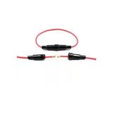 Ic-237C-2 Fuse 6X30 Kablolu Siyah Büyük Cam Siğorta Yuvası Oto 1 Adet