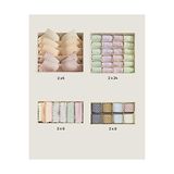 Iç Çamaşırı Düzenleyici 8'li Set, Çekmece Düzenleyici, Katlanabilir, Elbise Dolabı, Saklama Kutusu, Kumaş Kutular, Saklama, Sütyen, Çorap, Kravat Için, Bej RUS008M01 - 0 - Siyah - Option-1