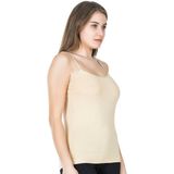 Iç Giyim Derya Kurşun Ince Askılı Atlet - Ten - XL