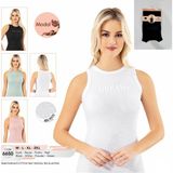 Iç Giyim Kota Modal Kaşkorse Kumaş Halter Kesim Baskılı Atlet - Pudra - XL