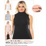 Iç Giyim Kota Modal Kumaş Yarım Boğazlı Sıfır Kol Atlet - Beyaz - XL