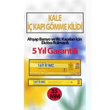İç Kapı Gömme Kilidi Ahşap, Banyo Ve Wc Kapıları İçin Extra Rulmanlı 169 R Wc