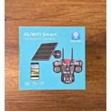 Icam Pro ICP-66G 4 Kameralı Solar Ptz Kamera V380PRO - Siyah