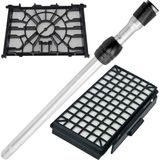 İcanpares Bosch Uyumlu Bgl 81030 8perf5 8perf7 8PRO1 8SIL59D Süpürge Teleskopik Boru ve Hepa Filtre Seti
