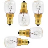 İcanpares Conti Uyumlu Ankastre Davlumbaz Buzdolabı Fırın 15 Watt Gün Işığı 300° Halojen Ampül 5 Adet