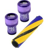 İcanpares Dyson Uyumlu V12 Detect Slim Süpürge Ana Fırçası ve Hepa Filtre 2 Adet