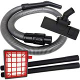 İcanpares Fakir Uyumlu Veyron Basic Turbo Xl Süpürge Plastik Boru Emici Başlık Filtre Hortum Seti