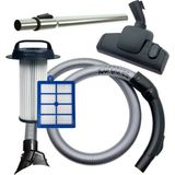 İcanpares Philips Uyumlu FC9210, FC9205, FC9202, FC9219, FC9206 Marathon Süpürge Hortum ve Filtre Seti - 1 Adet