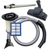 İcanpares Philips Uyumlu FC9222, FC9225, FC9226, FC9232, FC9236 Marathon Süpürge Hortum ve Filtre Seti - 1 Adet