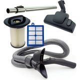 İcanpares Philips Uyumlu FC9222, FC9225, FC9226, FC9232, FC9236 Marathon Süpürge Hortumu Başlığı Borusu Filtre Seti