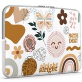 iCasso Dizüstü Bilgisayar Kılıfı 13" 14", MacBook Air/Pro 13-13.6 inç için Sevimli Dizüstü Bilgisayar Kılıfı, MacBook Pro 14 inç M3 M2 M1 Çip için İnce Koruyucu Dizüstü Bilgisayar Kılıfı, Morandi