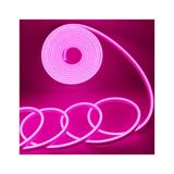 Ice Neon Hortum Işık Led Şerit Aydınlatma 220 Volt Fiş Dahil - 5 m - Pembe