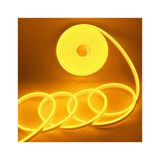 Ice Neon Hortum Işık Led Şerit Aydınlatma 220 Volt Fiş Dahil - 6 m - Amber