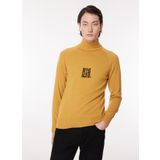 İce Play Balıkçı Yaka Normal Emprime Hardal Erkek Kazak 23IU1M0A0099013_MAGLIA LUPETTO