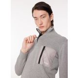 İce Play Dik Yaka Normal Düz Gri Melanj Erkek Kazak 23IU1M0A0129502_MAGLIA LUPETTO