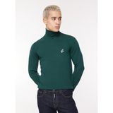 Ice Play Dik Yaka Normal Düz Koyu Yeşil Erkek Kazak 23IU1M0A0159002_MAGLIA Lupetto - S
