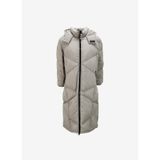 Ice Play Erkek Mont, Uzun Kapüşonlu Şişme Mont, Gri, 2XL