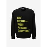 ICE PLAY Kapüşonlu Siyah Erkek Sweatshirt, Siyah, L