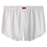 Ice Silk Erkek Boxer, Buz İpek Kumaş, Dikişsiz, Serinletici, Nefes Alabilen, Ter Tutmaz, M1003 (BEYAZ, XL)
