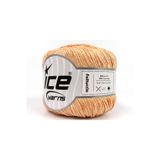 Ice yarns 6x50gr. FETTUCCIA Akrilik Açık Somon Şerit, Yazlık İplikler, Worsted, Akrilik