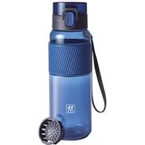 Içecek Şişesi, Bpa Içermez, Fitness, Boş Zaman ve Ofis Için Su Şişesi, Tritan, Koyu Mavi, 680 ml