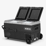 Iceco K95d 95 L Çift Bölmeli Kompresörlü Oto Buzdolabı ve Dondurucu 12/24v Akülü Kablolu - Akü Hariç