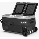 Iceco K95D 95 lt Akülü Kablolu ve Çift Bölmeli Kompresörlü Oto Buzdolabı