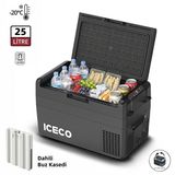 Iceco Mcd25b 12/24 Volt 25 Litre Kompresörlü Oto Buzdolabı Dondurucu - Buz Kaseti