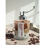 Iced Coffee Kahve Kokulu Soya ve Jel Wax Dekoratif Doğal Mum 500G - 1