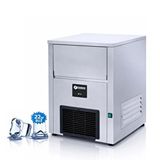 Iceinox 130 Kg/gün Kendinden Hazneli Gurme Buz Makinesi – Ice 130 Gri