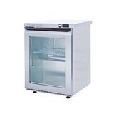 Iceinox Tezgah Altı Mini Buzdolabı Cam Kapılı 140 Lt Gri