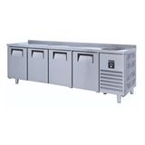 Iceinox Tezgah Tip Gn Buzdolabı 4 Kapılı Evyeli Gri