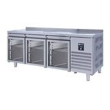 Iceinox Tezgah Tip Snack Buzdolabı 3 Cam Kapılı