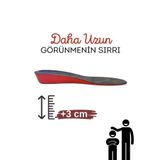 Icemen 009 Boy Uzatan Tabanlık Tek Boy Kesilebilir 3cm 36-42