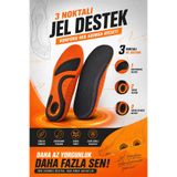 Icemen 603 - 3 Noktalı Jel Destekli Tabanlık Günlük Ark Destekli Spor Tabanlık