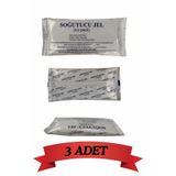 İcePack 3 Adet –Soğutucu Jel Tekrar Kullanılabilir 250 ML Poşet | Buz Aküsü | Soğuk Zincir