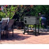 Icepeak Patio 70 Tekerlekli Raflı 65.8 lt Siyah Buzluk