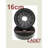 ICF 5317 Ankastre Davlumbaz Aspiratör Için Karbon Filtre 16CM 2 Adet