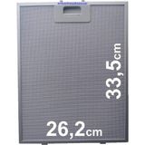 Icf Davlumbaz Yağ Filtresi 262X335MM Aspiratör Ekstrüzyon Metal Tel Filtre 26,2X33,5CM Icf Davlumbaz