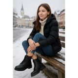ich1one Ysalaema Kadın Bağcıklı Fermuarlı Günlük Postal Bot 001202 Cilt