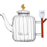 Ichendorf Milano Baykuş Figürlü Cam Teapot - Standart