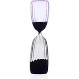 Ichendorf Milano Times Duman ve Pembe Cam Kum Saati 25 x 6 cm - Standart