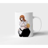 Ichigo Kurosaki Orihime Inoue Bleach Anime Tasarım Kupa - Hediyelik Kupa - Baskılı Kupa - 001 - Beyaz - 300 ml