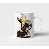 Ichigo Kurosaki Rukia Kuchiki Bleach Anime Tasarım Kupa - Hediyelik Kupa - Baskılı Kupa - 001 - Beyaz - 300 ml