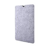 Ichiias Keçe Dizüstü Bilgisayar Kılıfı Çanta Kılıfı + Macbook Air Pro Retina için Mouse Pad (13 inç Gri)