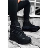 İçi Kürklü Erkek Outdoor Trekking Bot Siyah 45